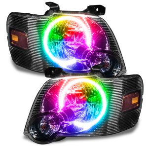 Ford Explorer Sport Trac Headlight Halo Kit - ORACLE Lighting - ColorSHIFT - w/o Controller - `08-`10